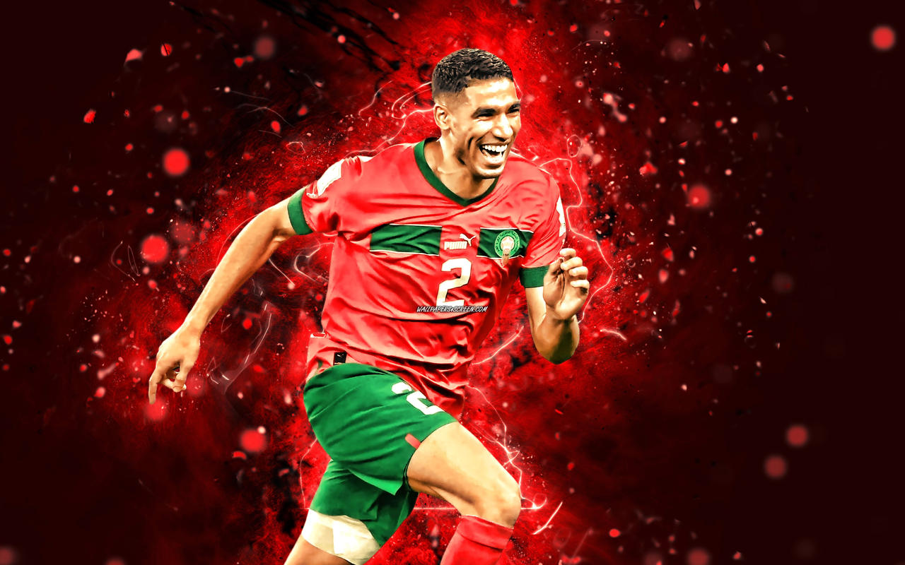 Achraf Hakimi wallpaper for phone