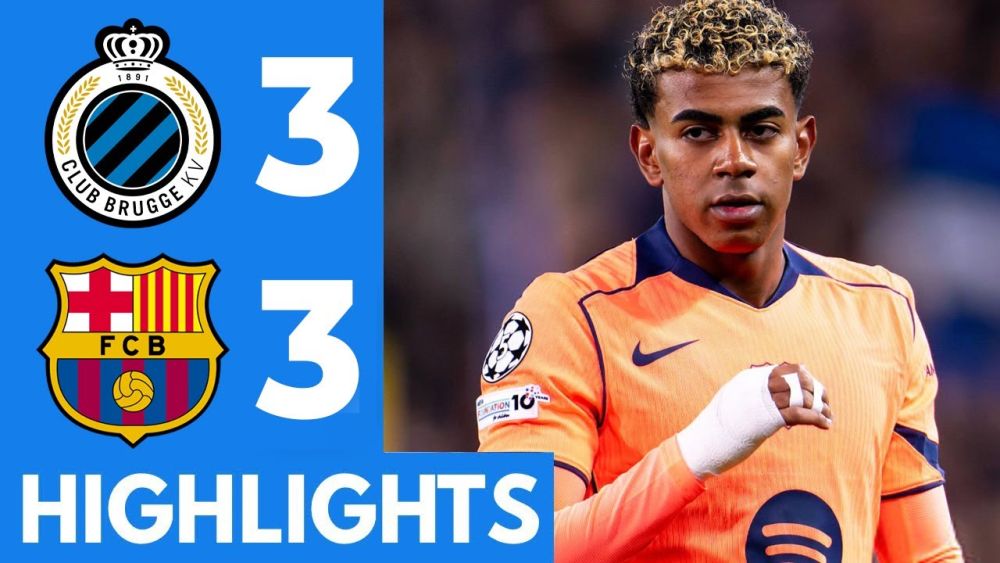 گل‌های بازی بارسلونا و کلوب بروژ